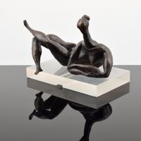 Doris Caesar Bronze Sculpture, Reclining Female Nude - Sold for $2,000 on 02-06-2021 (Lot 389).jpg